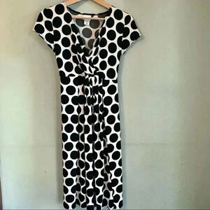 Motherhood Surplice bodice dress